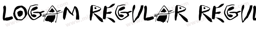 Logam Regular Regula字体转换
